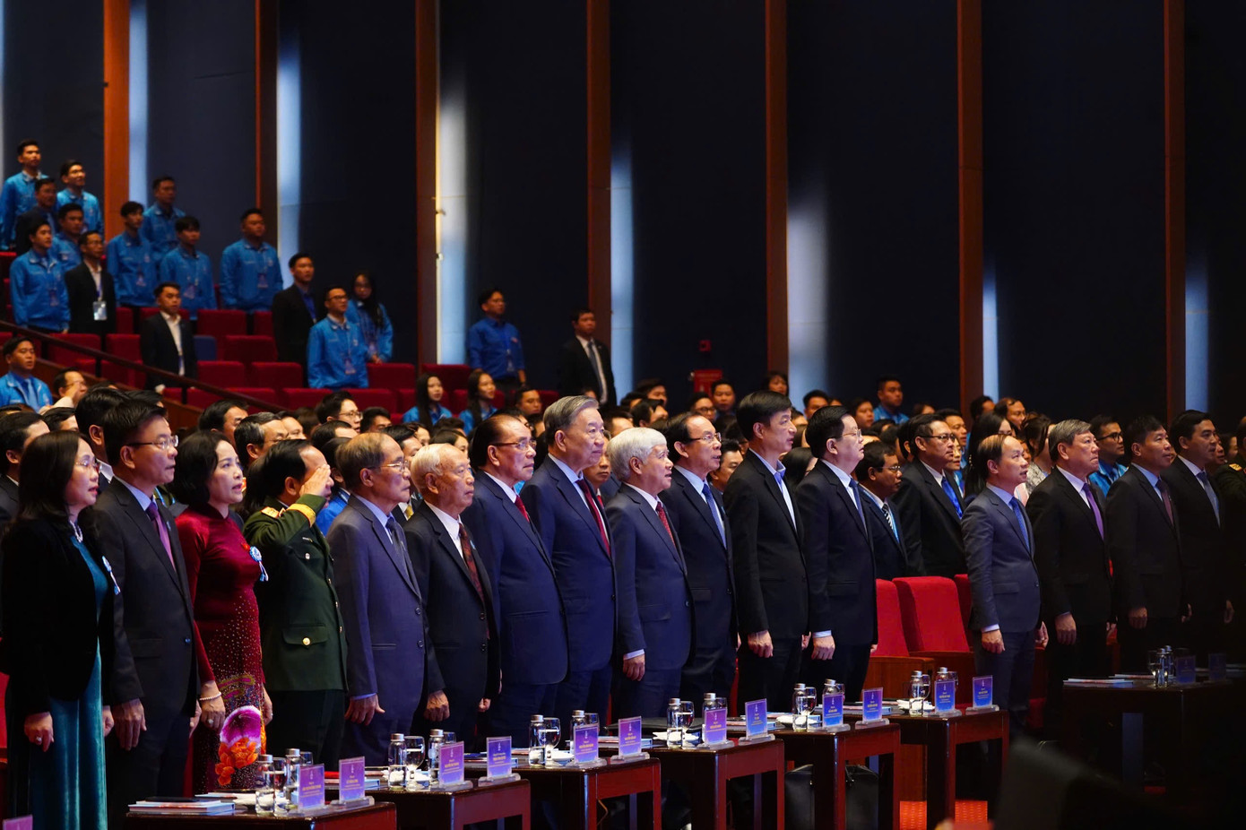 Các đồng chí lãnh đạo tham dự Đại hội. Các đồng chí lãnh đạo tham dự Đại hội.