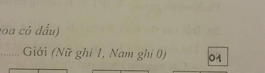 Vậy túm lại là nam hay nữ?