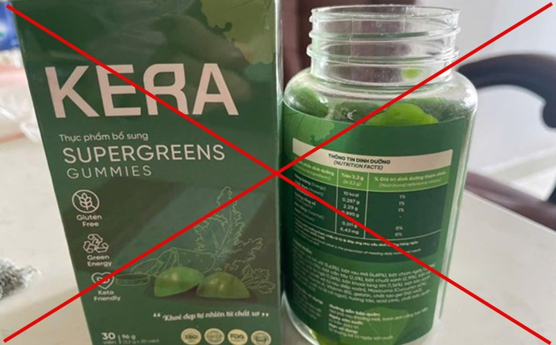 Cơ quan điều tra đã xác định Sản phẩm thực phẩm bổ sung thường được gọi là Kẹo Kera do công ty Asia Life sản xuất là hàng giả