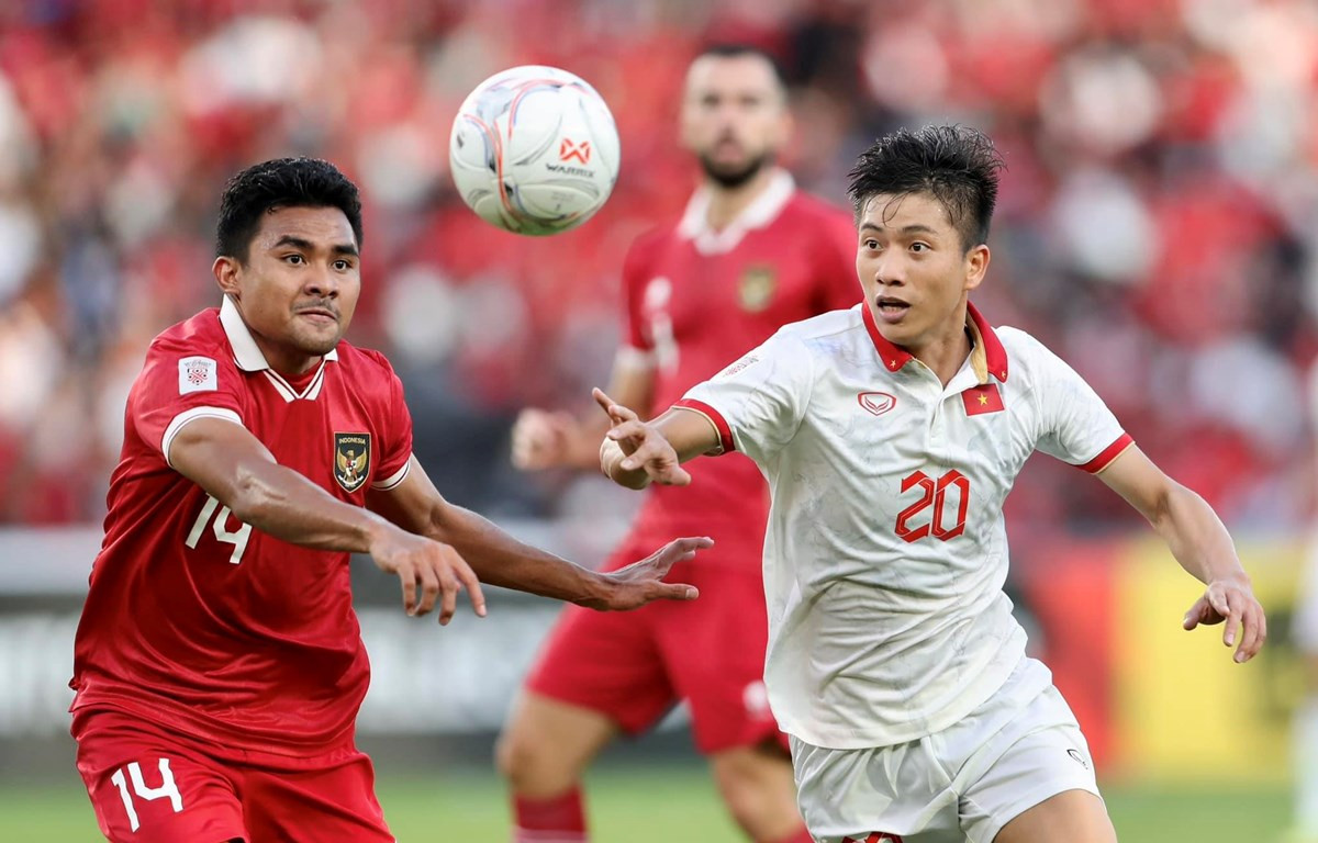 ĐT Việt Nam hòa ĐT Indonesia ở trận Bán kết lượt đi AFF Cup 2022. (Ảnh: VFF) ĐT Việt Nam hòa ĐT Indonesia ở trận Bán kết lượt đi AFF Cup 2022. (Ảnh: VFF)