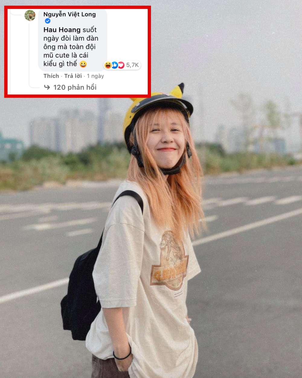 Mũi trưởng Long công khai khen Hậu Hoàng "cute". Mũi trưởng Long công khai khen Hậu Hoàng "cute".