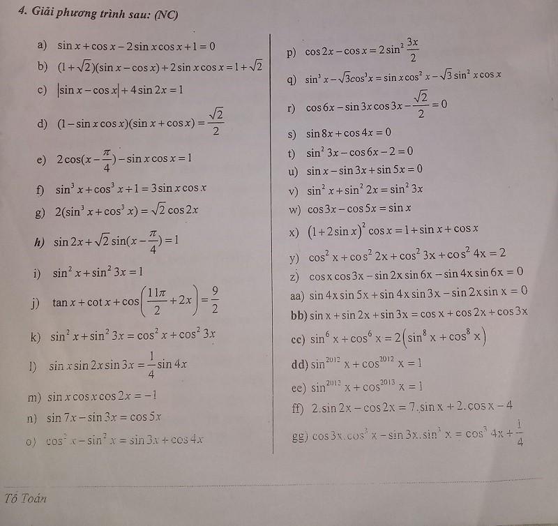 1 bài tập nhưng lại có quá nhiều ý nhỏ. 1 bài tập nhưng lại có quá nhiều ý nhỏ.