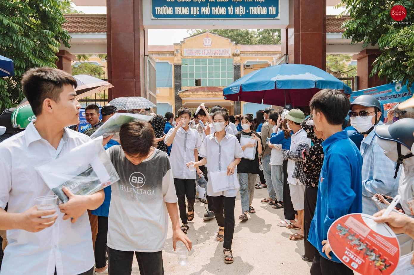 Thí sinh Hà Nội tham dự kỳ thi vào lớp 10 năm 2023.