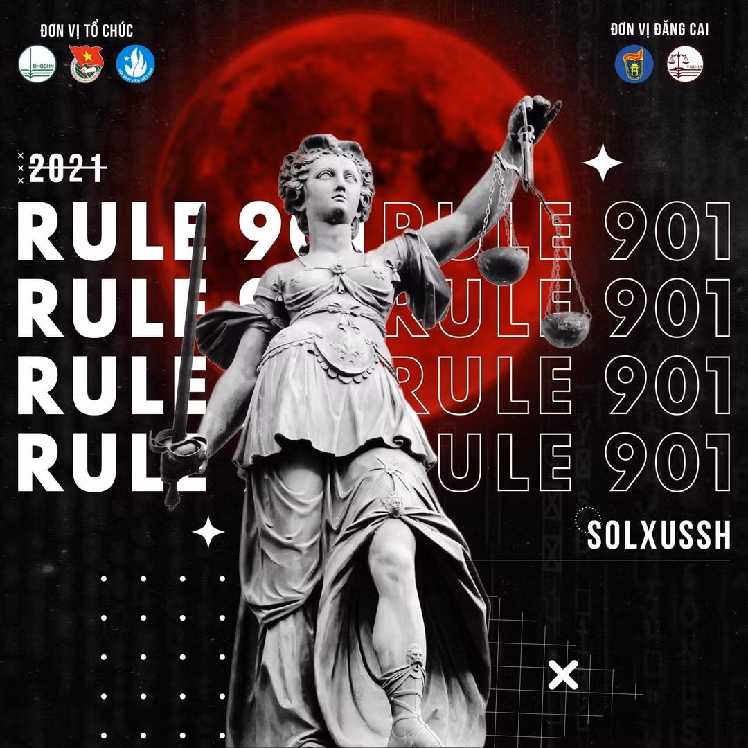 Đạt giải 9/1 với dự án “Hành trang Pháp luật - Rule 901”. Đạt giải 9/1 với dự án “Hành trang Pháp luật - Rule 901”.