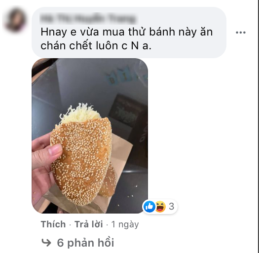 Một số bình luận bày tỏ sự thất vọng về món bánh mì dừa nổi tiếng.