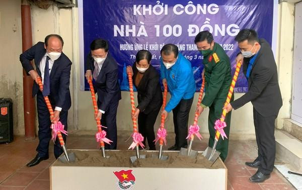 Khởi công xây dựng Ngôi nhà 100 đồng.