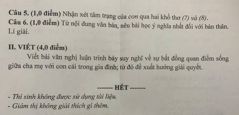 Đề thi chính thức môn Ngữ văn kỳ thi vào lớp 10 THPT năm 2025 của tỉnh Bạc Liêu. Đề thi chính thức môn Ngữ văn kỳ thi vào lớp 10 THPT năm 2025 của tỉnh Bạc Liêu.