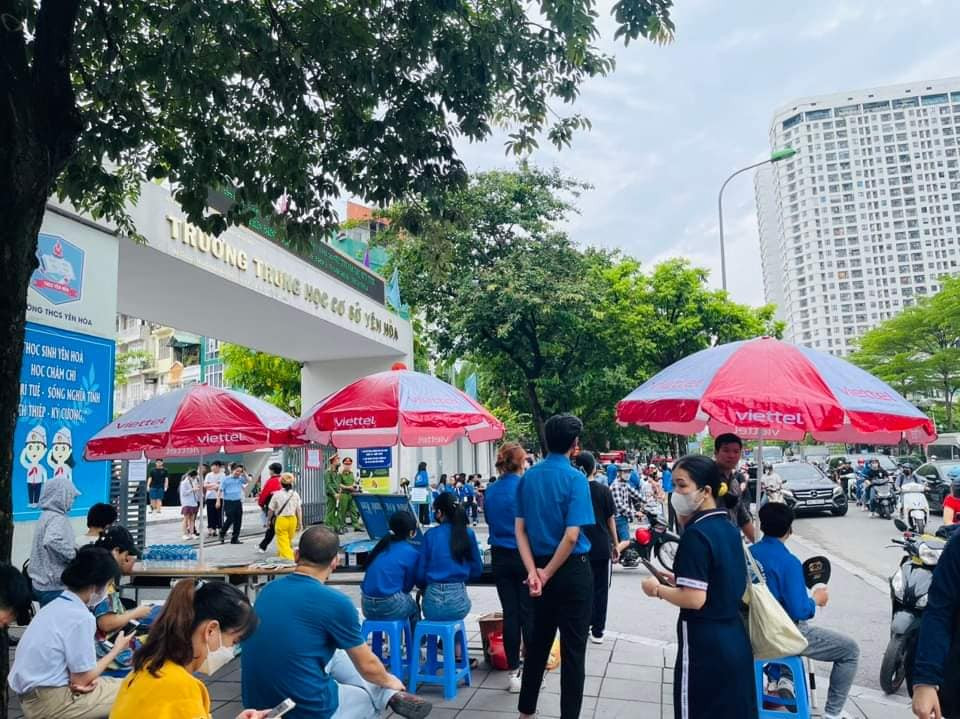 Điểm thi trường THCS Yên Hoà (Cầu Giấy). Điểm thi trường THCS Yên Hoà (Cầu Giấy).