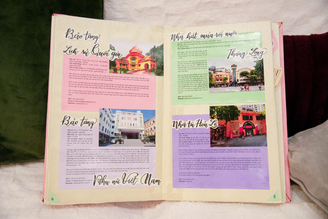 Những trang sách giới thiệu khái quát các địa điểm mang ý nghĩa lịch sử ở quận Hoàn Kiếm. Những trang sách giới thiệu khái quát các địa điểm mang ý nghĩa lịch sử ở quận Hoàn Kiếm.