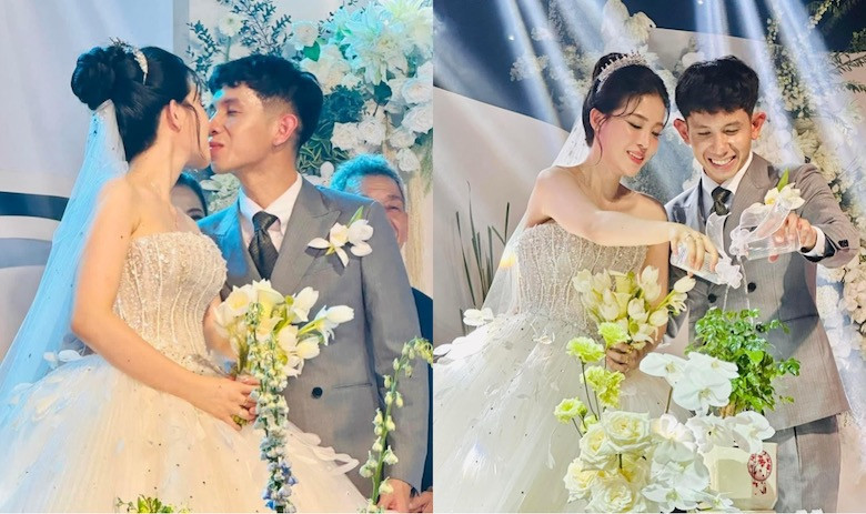 Lễ cưới của Hồng Duy và Kiều Oanh tại Bình Phước. (Ảnh: Anh Khoa) Lễ cưới của Hồng Duy và Kiều Oanh tại Bình Phước. (Ảnh: Anh Khoa)