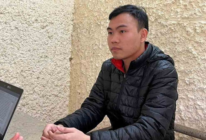 Đối tượng Nguyễn Văn Đồng là kỹ thuật viên vận hành hàng nghìn Facebook để lừa đảo. (Ảnh: Công an Hà Tĩnh)