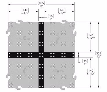 Một tấm nhựa của mặt sân thi đấu.