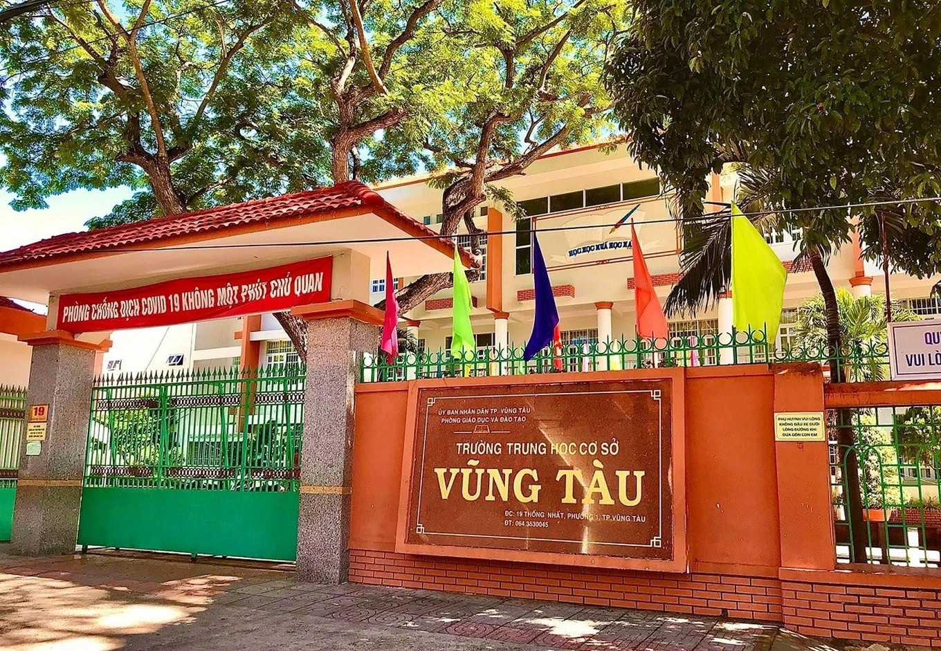 Trường THCS Vũng Tàu - nơi xảy ra vụ việc. Trường THCS Vũng Tàu - nơi xảy ra vụ việc.