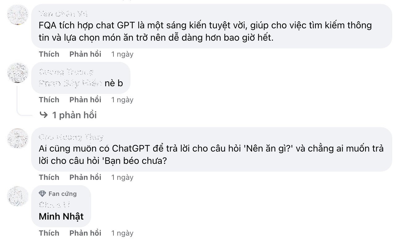 Nhiều người không khỏi bất ngờ trước thuật toán thông minh của Chat GPT trên FQA.vn. Nhiều người không khỏi bất ngờ trước thuật toán thông minh của Chat GPT trên FQA.vn.