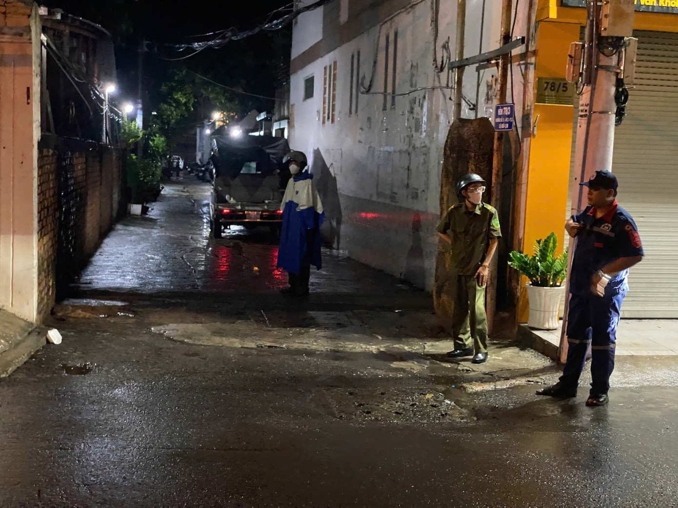 Vụ việc xảy ra ở hẻm 78 Nguyễn Văn Khối, phường 11, quận Gò Vấp, TP.HCM. (Ảnh: N.L.Đ)