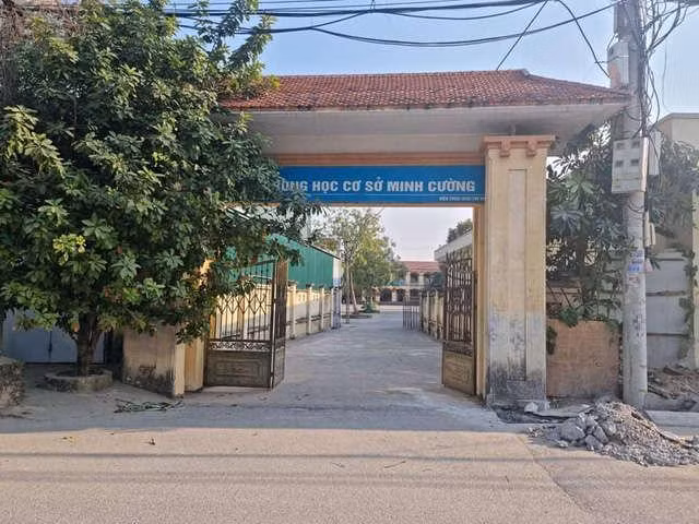 Trường THCS Minh Cường. Ảnh: Internet