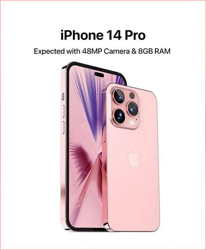 Một phiên bản hồng khác của iPhone 14 Pro Max. (Ảnh: Apple Tomorrow) Một phiên bản hồng khác của iPhone 14 Pro Max. (Ảnh: Apple Tomorrow)