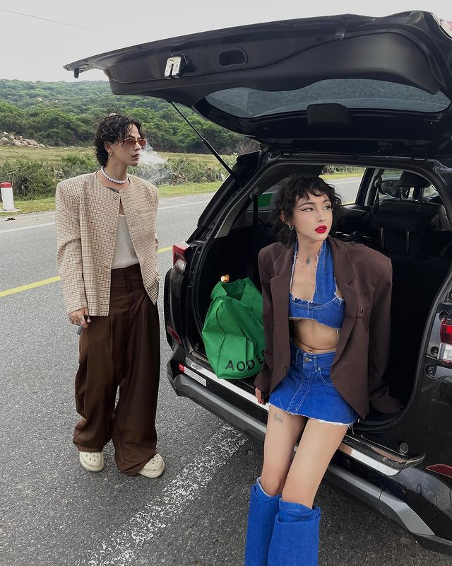 Decao và Lâm Minh được nhiều người quan tâm vì gu ăn mặc độc đáo, phong cách. Decao và Lâm Minh được nhiều người quan tâm vì gu ăn mặc độc đáo, phong cách.