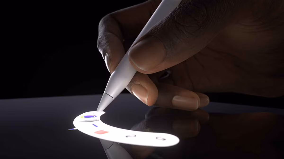 Apple Pencil Pro có cử chỉ bóp mới.