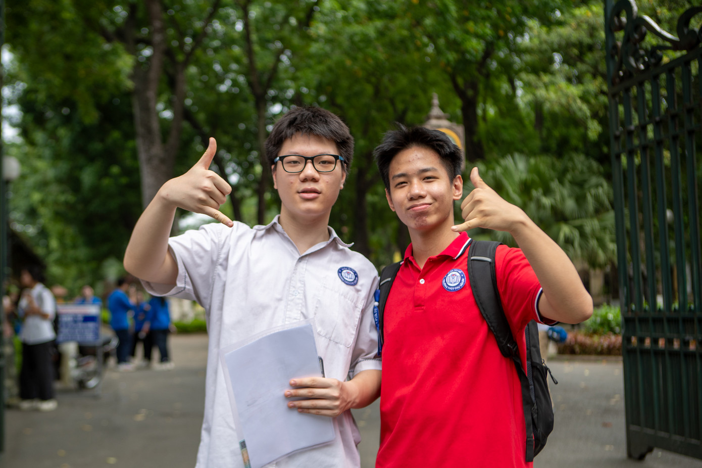 Thí sinh thi vào 10 tại Hà Nội năm 2025. (Ảnh: Lê Vượng)