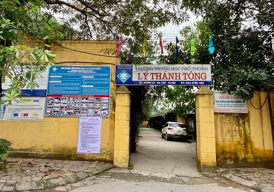 Trường THPT Lý Thánh Tông, quận Gia Lâm, Hà Nội. Ảnh: Internet Trường THPT Lý Thánh Tông, quận Gia Lâm, Hà Nội. Ảnh: Internet