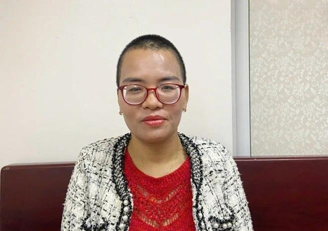 Bị can Đậu Thị Tâm.