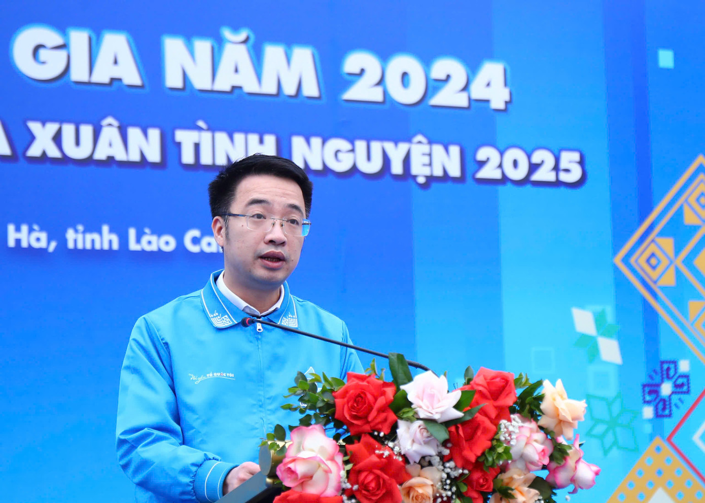 Đồng chí Nguyễn Tường Lâm phát biểu khai mạc ngày hội.