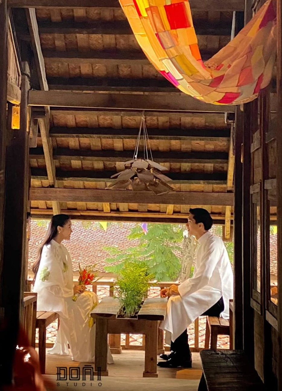 Bộ ảnh cưới mang phong cách hoài cổ của cặp đôi trai tài gái sắc.