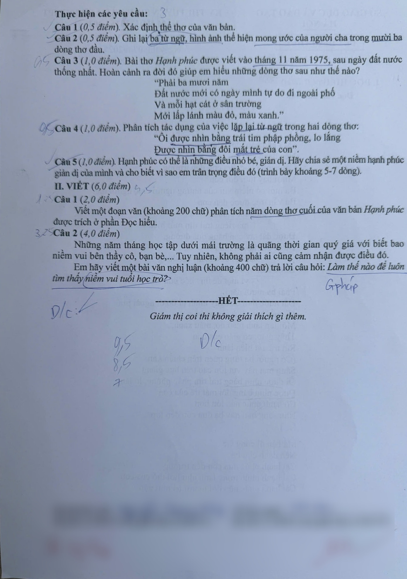 Đề thi môn Văn vào lớp 10 tại Hà Nội năm 2025. Đề thi môn Văn vào lớp 10 tại Hà Nội năm 2025.