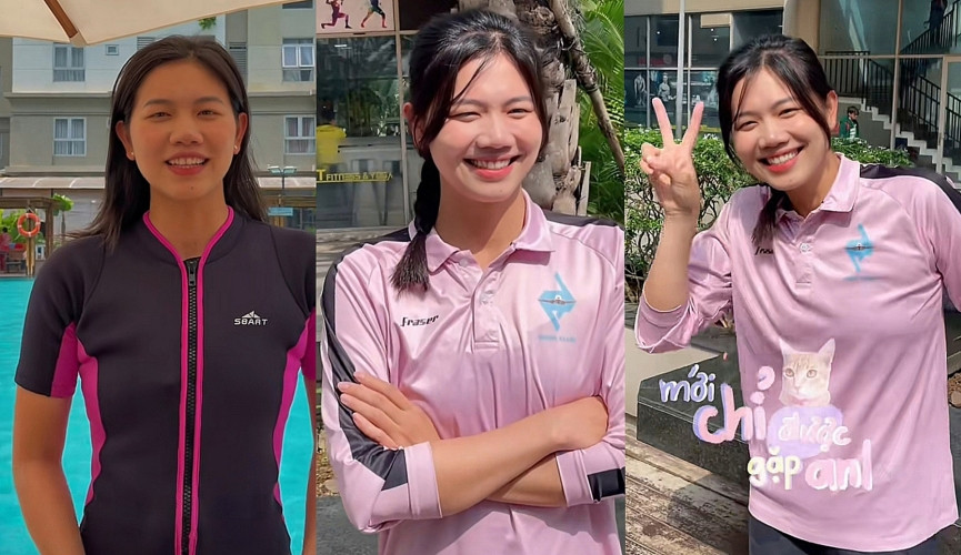 Cô giáo Ánh Viên gây thương nhớ với nhan sắc xinh đẹp, dễ thương. Cô giáo Ánh Viên gây thương nhớ với nhan sắc xinh đẹp, dễ thương.