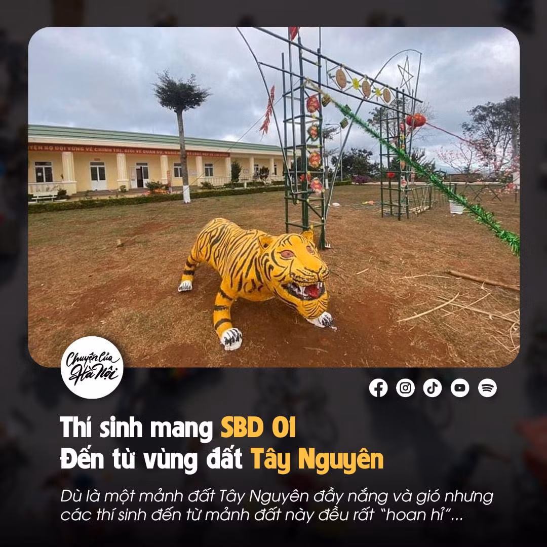 Thí sinh mang SBD 01 đến từ vùng đất Tây Nguyên cùng với thông điệp: "Dù là 1 mảnh đất Tây Nguyên đầy nắng và gió nhưng các thí sinh đến từ mảnh đất này đều rất hoan hỉ".