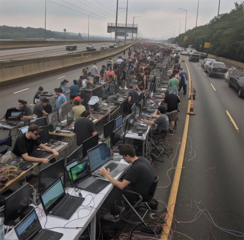 Một bức hình từng gây sốt mạng xã hội thực chất là sản phẩm tạo bởi AI.