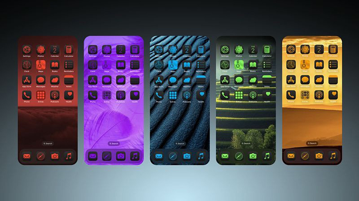 iOS 18 cho phép người dùng thay đổi màu biểu tượng ứng dụng.