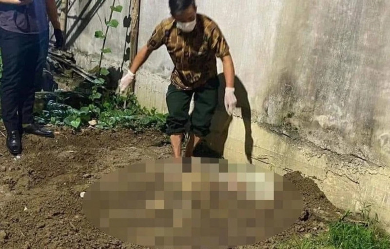 Hiện trường nơi tìm thấy thi thể nạn nhân Nguyễn Thùy D.