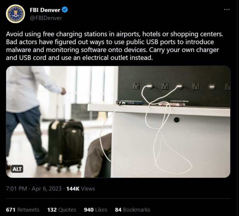 Bài đăng của FBI Denver trên Twitter.