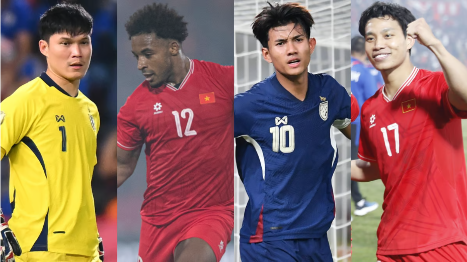 Top 4 cầu thủ xuất sắc nhất trận chung kết lượt đi AFF Cup 2024. Top 4 cầu thủ xuất sắc nhất trận chung kết lượt đi AFF Cup 2024.