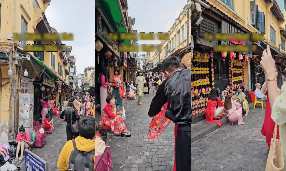 Giới trẻ Hà Nội "đu trend" diện áo dài chụp ảnh khắp phố phường, Tết đến thật gần rồi! ảnh 1 Giới trẻ Hà Nội "đu trend" diện áo dài chụp ảnh khắp phố phường, Tết đến thật gần rồi! ảnh 1