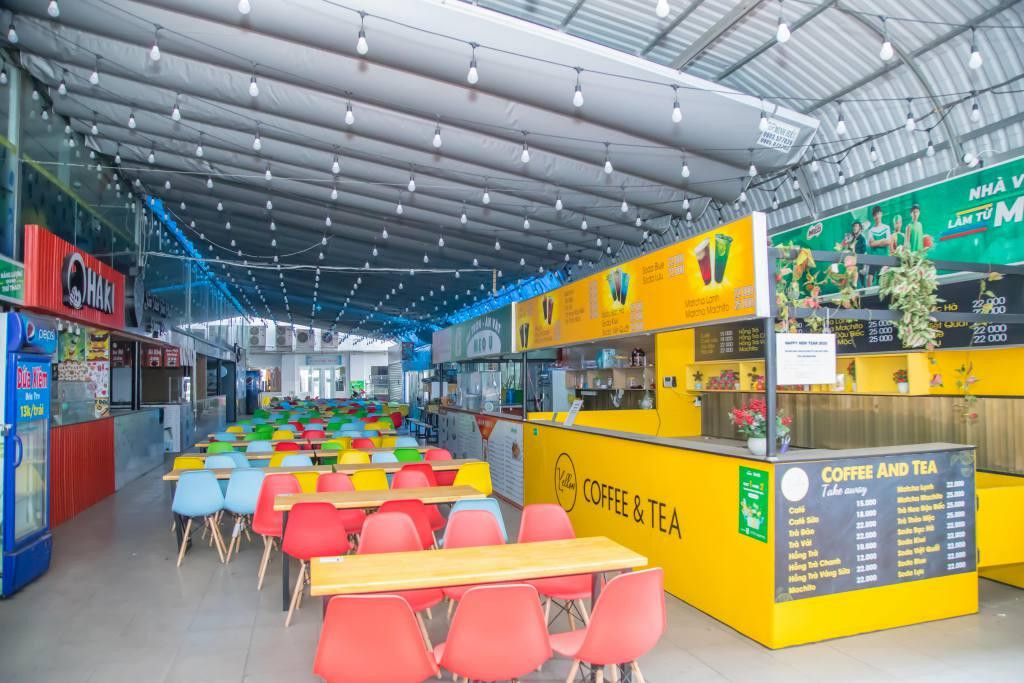 Căng tin trường.