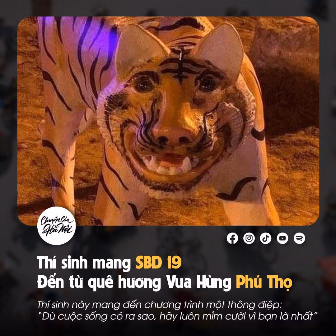 Thí sinh mang SBD 19 đến từ quê hương Vua Hùng, Phú Thọ mang đến chương trình thông điệp: "Dù cuộc sống có ra sao, hãy luôn mỉm cười vì bạn là nhất".