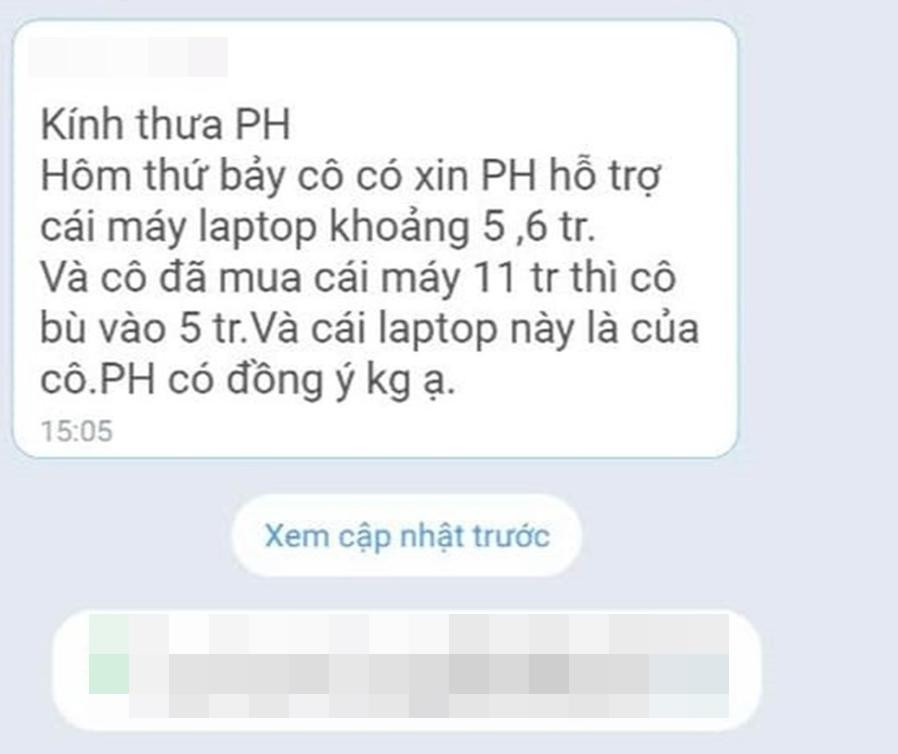 Cô H. tạo bình chọn trên nhóm Zalo cho phụ huynh bỏ phiếu. Theo giải thích của cô H., trong lớp có 38 phụ huynh nhưng nhóm Zalo lên đến 47 người nên cô giáo không biết ai là ai. Cô H. tạo bình chọn trên nhóm Zalo cho phụ huynh bỏ phiếu. Theo giải thích của cô H., trong lớp có 38 phụ huynh nhưng nhóm Zalo lên đến 47 người nên cô giáo không biết ai là ai.