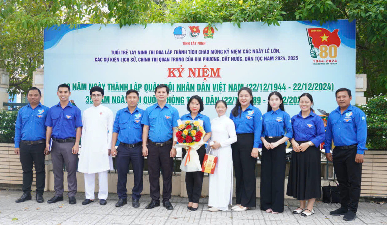 12 đại biểu sẽ đại diện cho tiếng nói, nguyện vọng của tuổi trẻ Tây Ninh tại Đại hội đại biểu Hội LHTN Việt Nam lần thứ IX, nhiệm kỳ 2024 - 2029.