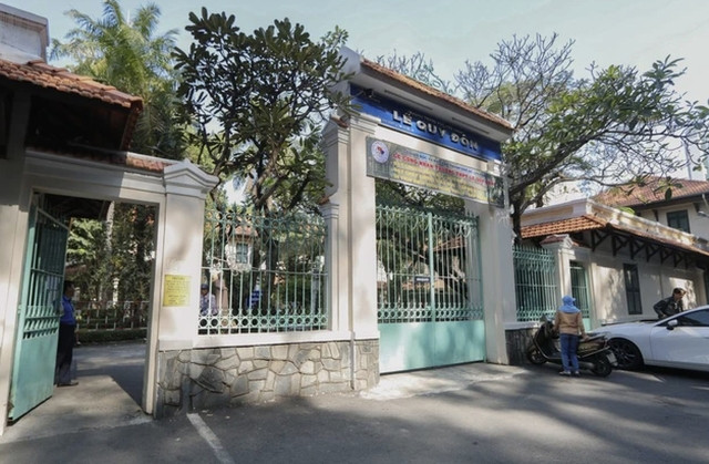 Trường THPT Lê Quý Đôn (Quận 3, TP.HCM) - nơi xảy ra vụ việc.