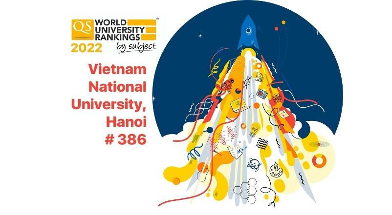 Đại học Quốc Gia Hà Nội đứng đầu Việt Nam ở tiêu chí giảng dạy trong bảng xếp hạng của tạp chí Times Higher Education.