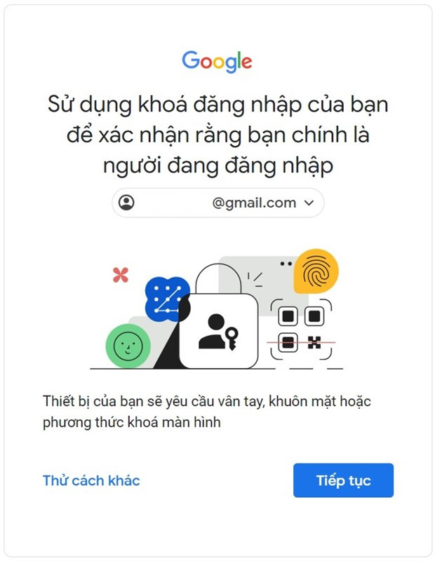 Passkeys sẽ cực hữu dụng nếu bạn bị lộ mật khẩu, vì bây giờ cần phải thêm một bước xác minh để đăng nhập.