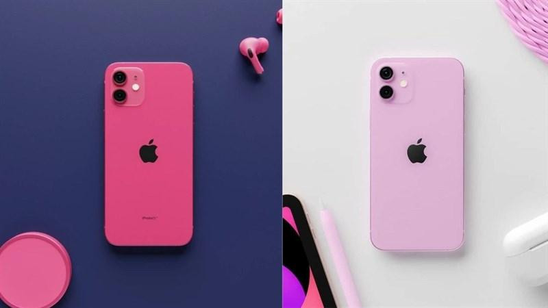 iPhone 13 concept màu hồng. (Ảnh: artstation)