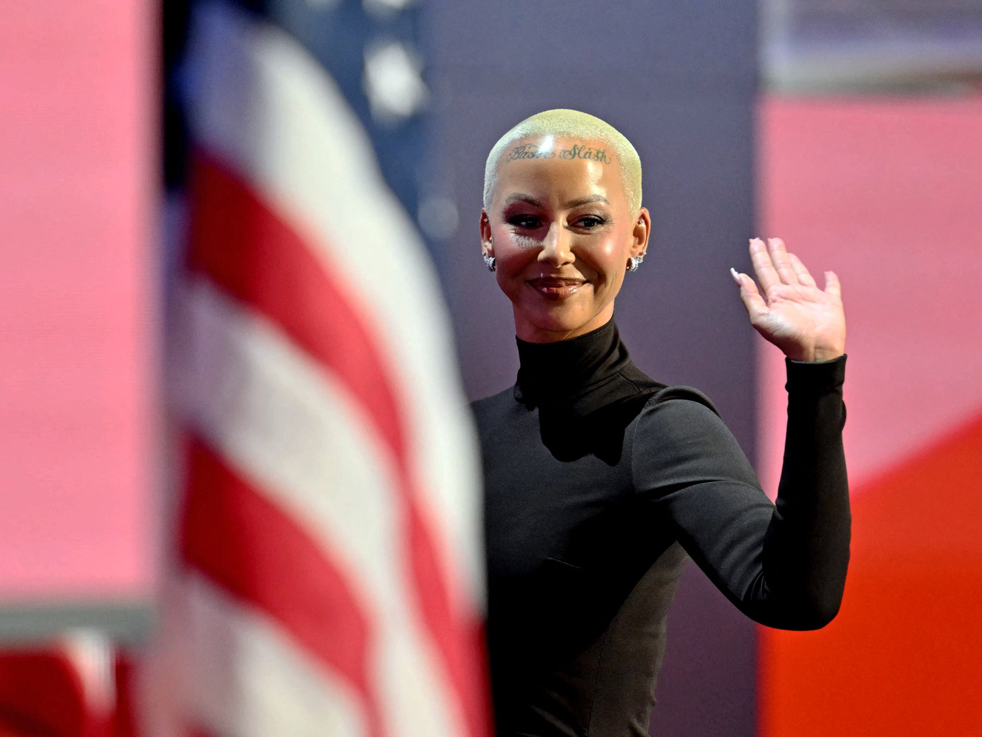 Amber Rose tham gia RNC ủng hộ ông Donald Trump. Ảnh: Getty Images.