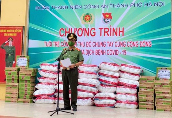 Thiếu tướng Đào Thanh Hải - PGĐ Công an TP Hà Nội phát biểu tại chương trình Thiếu tướng Đào Thanh Hải - PGĐ Công an TP Hà Nội phát biểu tại chương trình