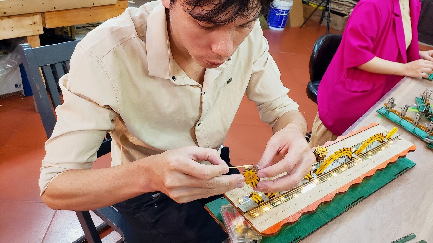 Các mô hình đơn giản chỉ 10-20 chi tiết, nhưng những mô hình phức tạp thì có thể lên đến hàng ngàn chi tiết. Những mô hình 3D thông thường sẽ gồm 200-300 chi tiết. - Ảnh: Hằng Hà