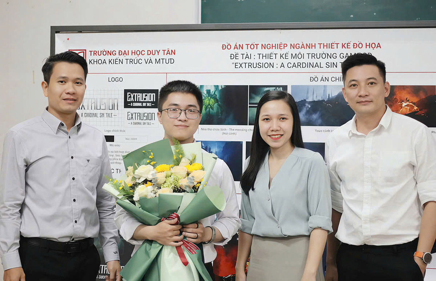 Phạm Tấn Phú - Thủ khoa Đồ án Tốt nghiệpngành Thiết kế Đồ họa K-24 của ĐH Duy Tân