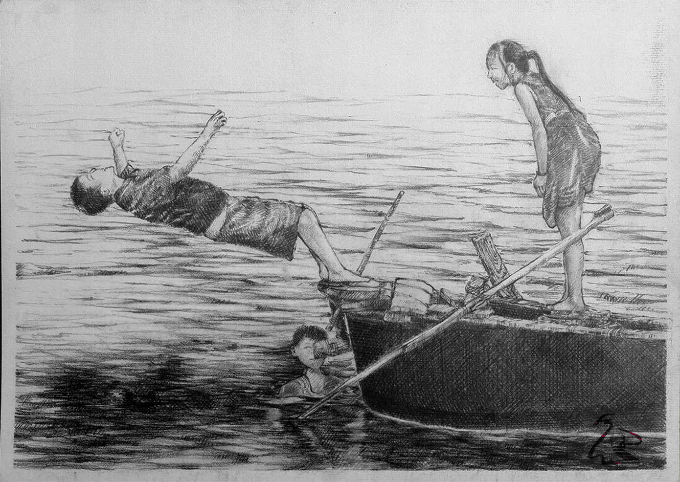 Tác phẩm “Nhảy thúng” của sinh viên Nguyễn Thị Mỹ Linh, ngành Thiết kế Đồ họa, DTU Tác phẩm “Nhảy thúng” của sinh viên Nguyễn Thị Mỹ Linh, ngành Thiết kế Đồ họa, DTU